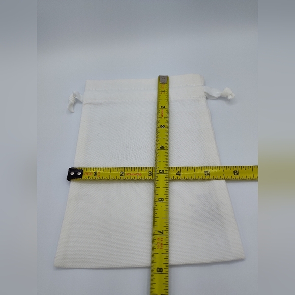 Authentic DIOR Beauté Drawstring Pouch 6x8 Cotton Blend Boutique Dust Gift Bag - Picture 3 of 4